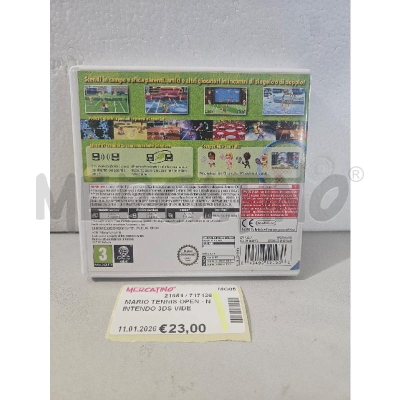 MARIO TENNIS OPEN - NINTENDO 3DS VIDEO GIOCO  | Mercatino dell'Usato Modena 2
