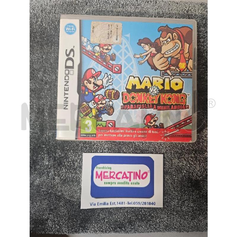 MARIO VS DONKEY KONG PARAPIGLIA - NINTENDO DS VIDEO GIOCO  | Mercatino dell'Usato Modena 1