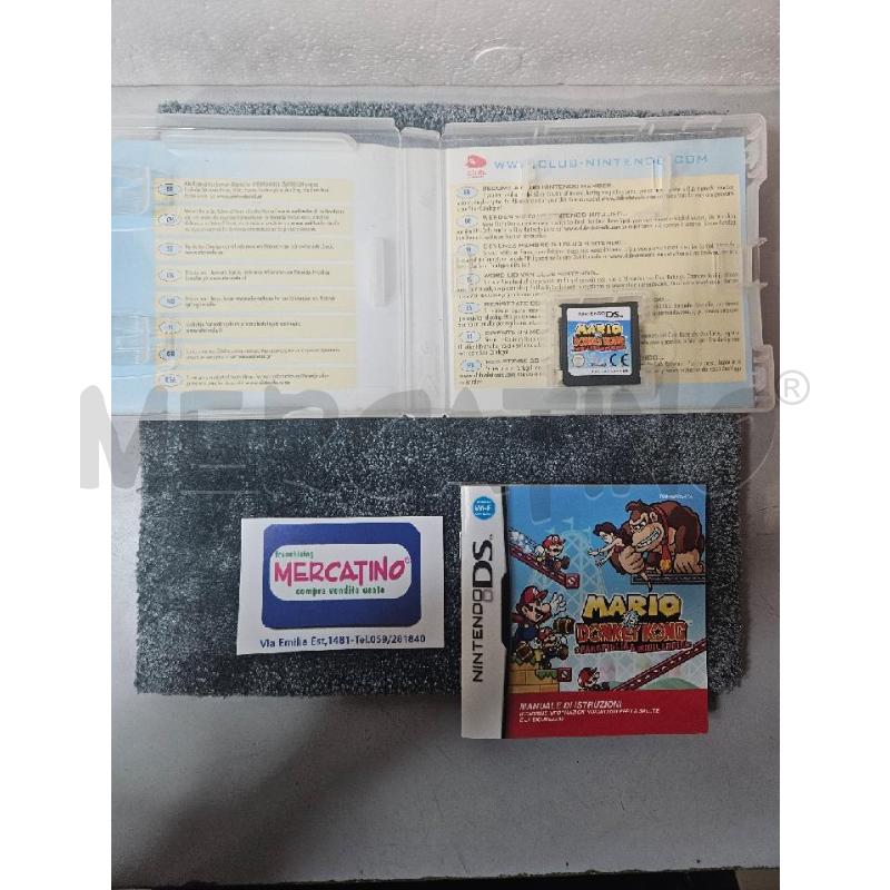 MARIO VS DONKEY KONG PARAPIGLIA - NINTENDO DS VIDEO GIOCO  | Mercatino dell'Usato Modena 4