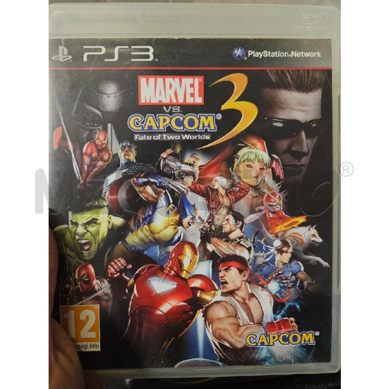 MARVEL VS CAPCOM 3 FATE OF TWO WORLDS - PS3 VIDEO GIOCO  | Mercatino dell'Usato Modena 1