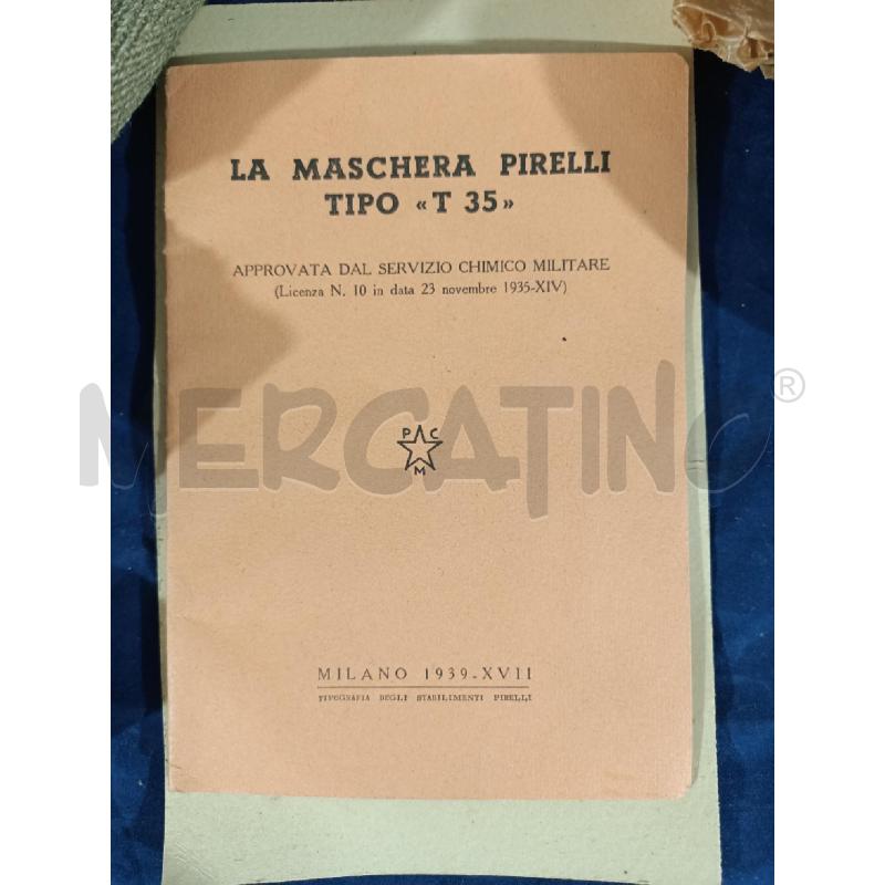 MASCHERA ANTIGAS PIRELLI T 35  | Mercatino dell'Usato Modena 3