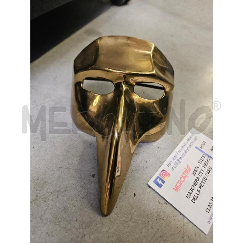 MASCHERA OTT. MEDICO DELLA PESTE CARNEVALE VENEZIANO | Mercatino dell'Usato Modena 2