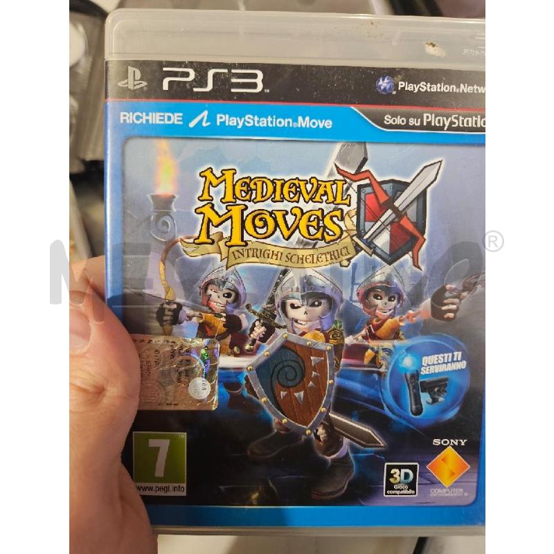 MEDIEVAL MOVES INTRIGHI SCHELETRICI - PS3 VIDEO GIOCO  | Mercatino dell'Usato Modena 1