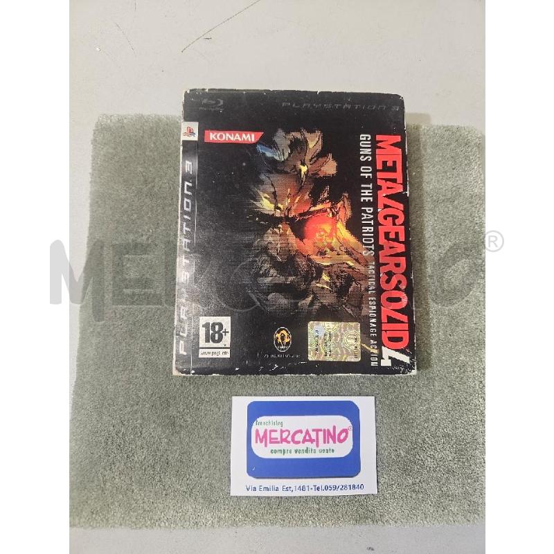 METALGEARSOLID4 GUNS OF THE PATRIOT - PS3 VIDEO GIOCO  | Mercatino dell'Usato Modena 1
