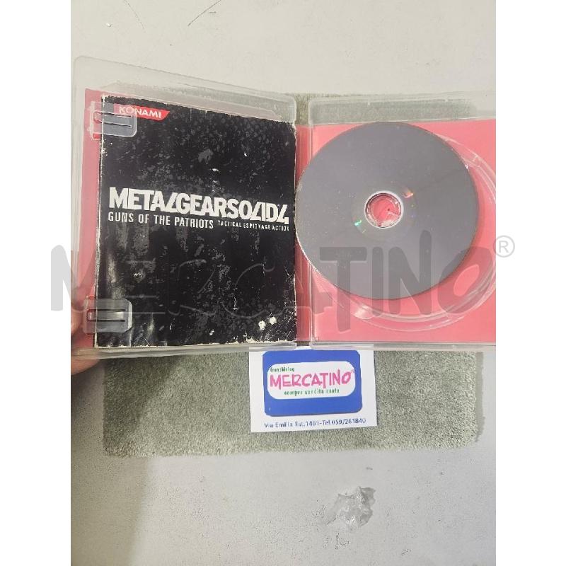 METALGEARSOLID4 GUNS OF THE PATRIOT - PS3 VIDEO GIOCO  | Mercatino dell'Usato Modena 4