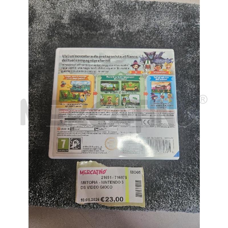 MIITOPIA - NINTENDO 3DS VIDEO GIOCO  | Mercatino dell'Usato Modena 2