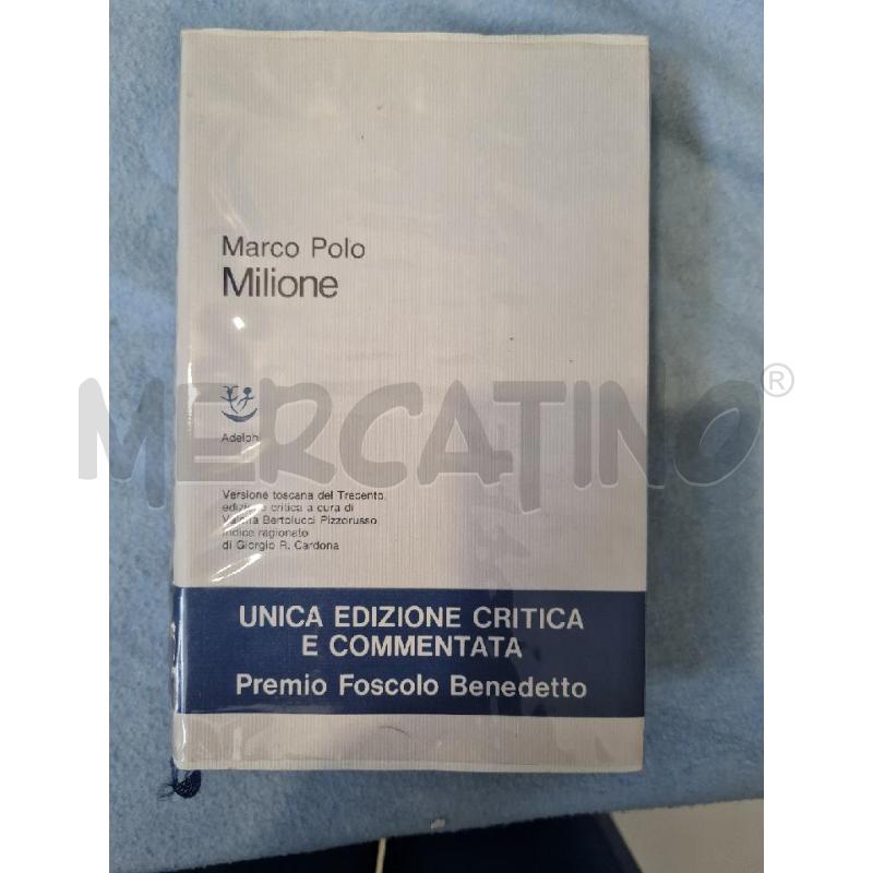 MILIONE MARCO POLO ADELPHI 1975 - LIBRO | Mercatino dell'Usato Modena 1