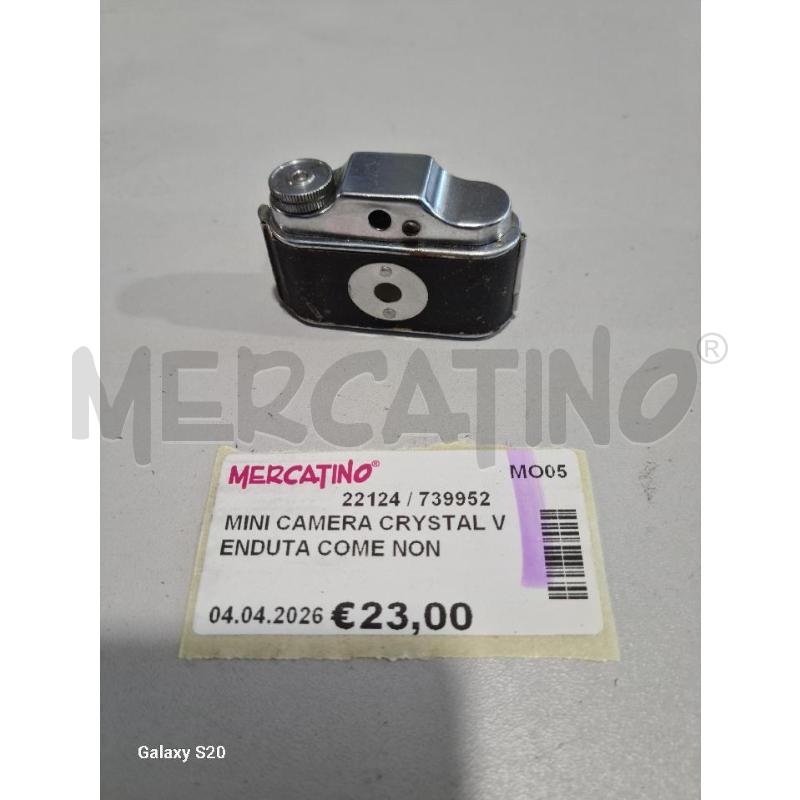 MINI CAMERA CRYSTAL VENDUTA COME NON FUNZIONTE | Mercatino dell'Usato Modena 2