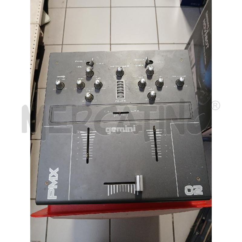 MIXER GEMINI PMX 02 MANCANO 3 POMELLI  | Mercatino dell'Usato Modena 1