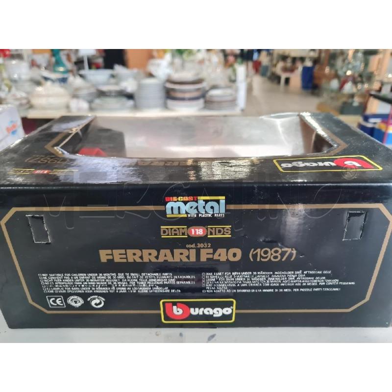 MOD. AUTO FERRARI F40 1987 BURAGO 3032 | Mercatino dell'Usato Modena 3