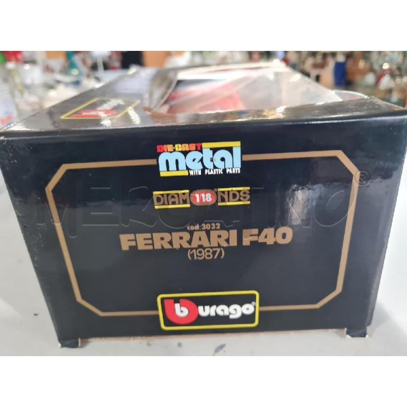 MOD. AUTO FERRARI F40 1987 BURAGO 3032 | Mercatino dell'Usato Modena 4