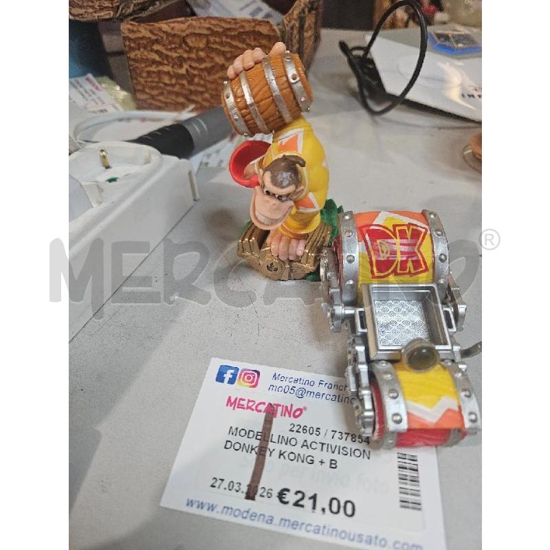  MODELLINO ACTIVISION DONKEY KONG + BARREL BLASTER  SKYLANDERS SUPERCHARGERS  | Mercatino dell'Usato Modena 1