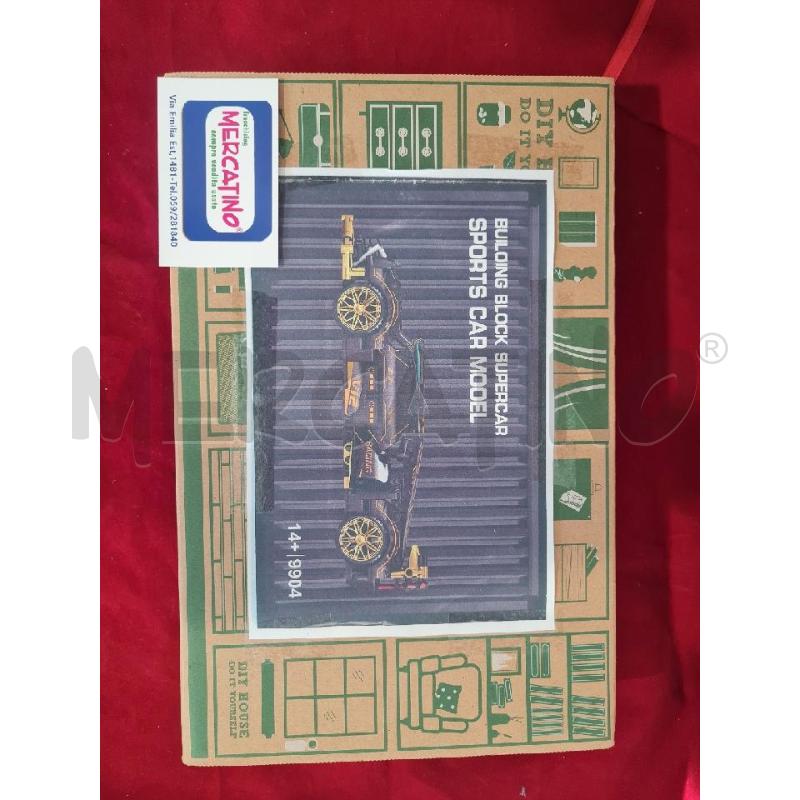 MODELLINO AUTO BUILOING BLOCK SUPERCAR MOD 9904 | Mercatino dell'Usato Modena 1