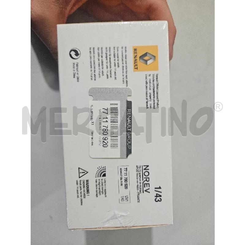 MODELLINO AUTO RENAULT CLIO RS 2012 NOREV 1/43 SIGILLATO | Mercatino dell'Usato Modena 2
