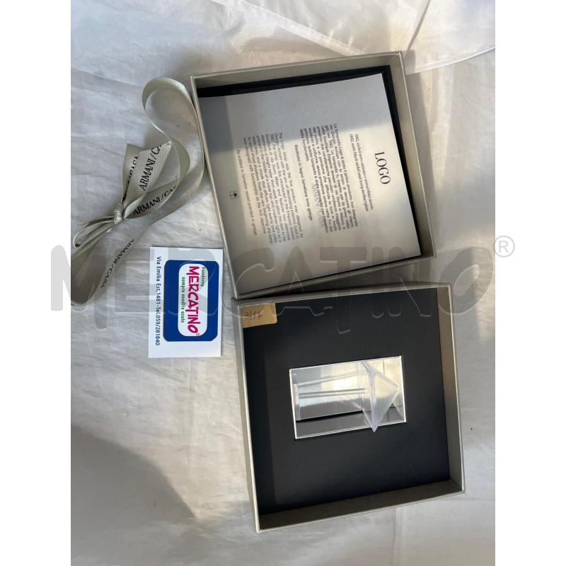 MODELLINO LAMPADA LOGO ARMANI PLAST. CON SCATOLA | Mercatino dell'Usato Modena 2