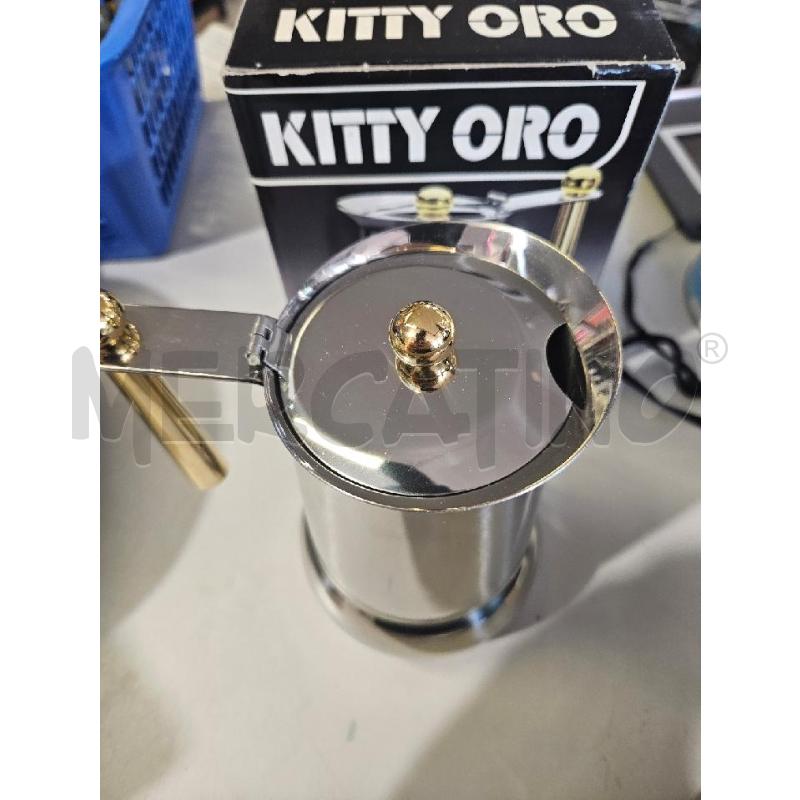 MOKA INOX 1810 GB KITTY ORO 6 TAZZE | Mercatino dell'Usato Modena 2