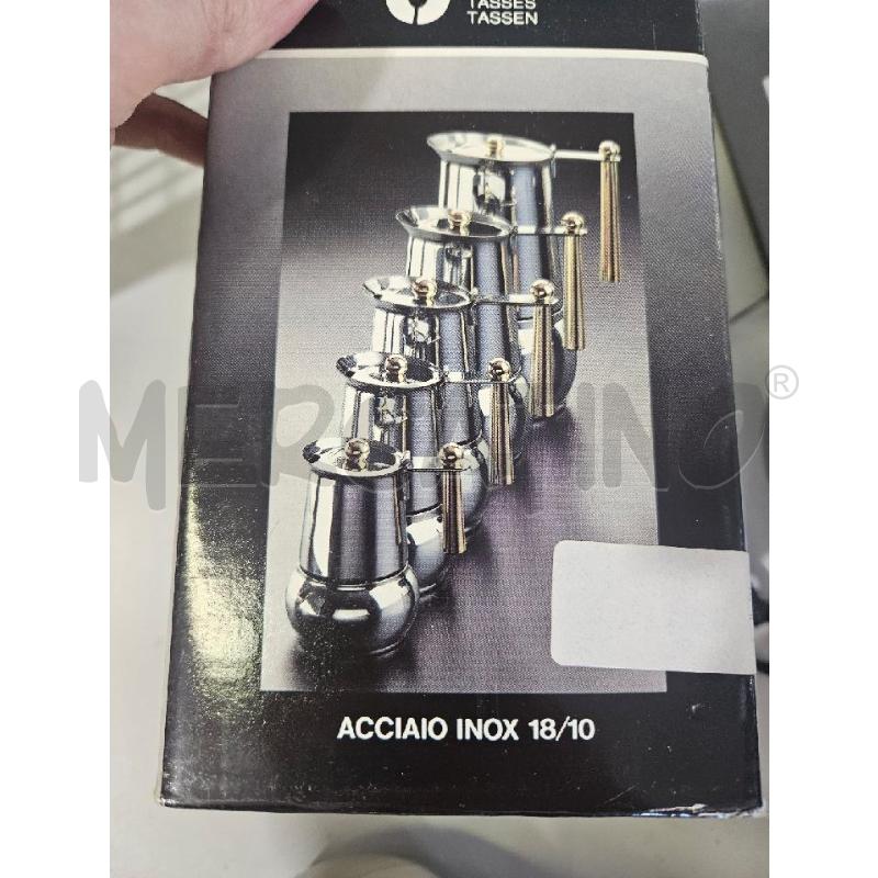 MOKA INOX 1810 GB KITTY ORO 6 TAZZE | Mercatino dell'Usato Modena 5