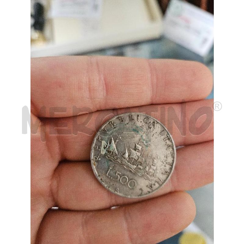 MONETA 500 LIRE CARAVELLE | Mercatino dell'Usato Modena 3