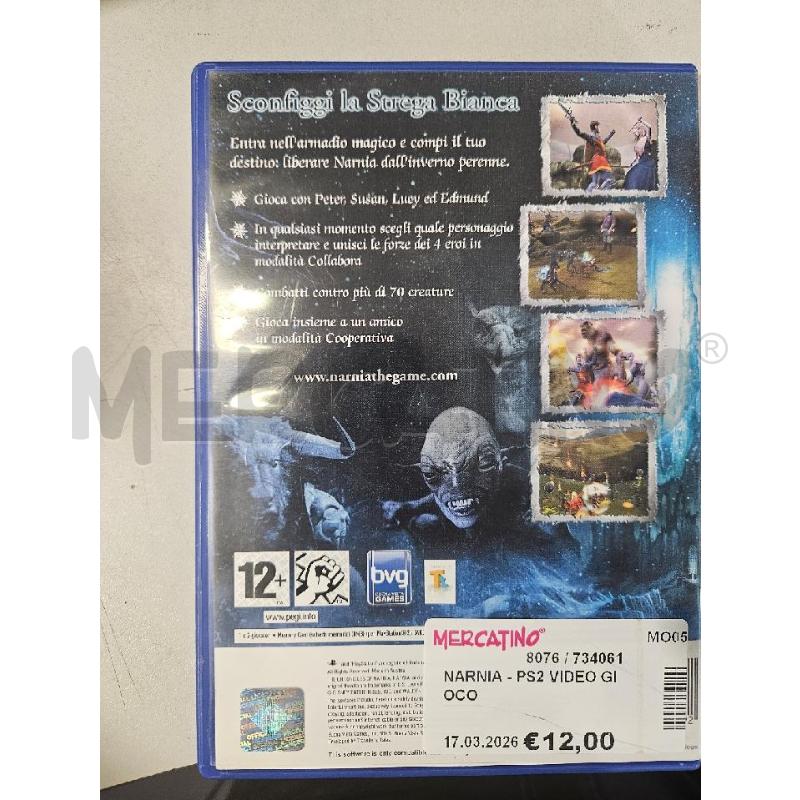 NARNIA - PS2 VIDEO GIOCO  | Mercatino dell'Usato Modena 2