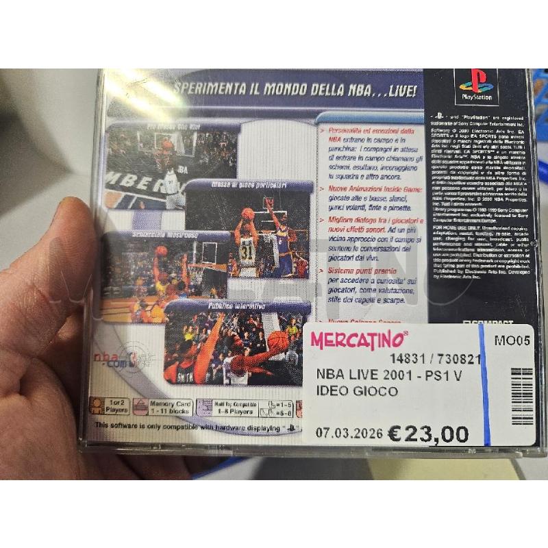 NBA LIVE 2001 - PS1 VIDEO GIOCO  | Mercatino dell'Usato Modena 2