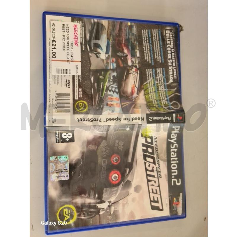 NEED FOR SPEED PRO STREET - PS2 VIDEO GIOCO  | Mercatino dell'Usato Modena 1
