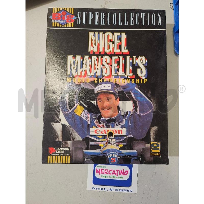 NIGEL MANSELL'S WORLD CHAMPIONSHIP BIG GAMES - PC VIDEO GIOCO  | Mercatino dell'Usato Modena 1