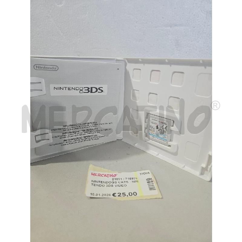 NINTENDOGS CATS - NINTENDO 3DS VIDEO GIOCO  | Mercatino dell'Usato Modena 3