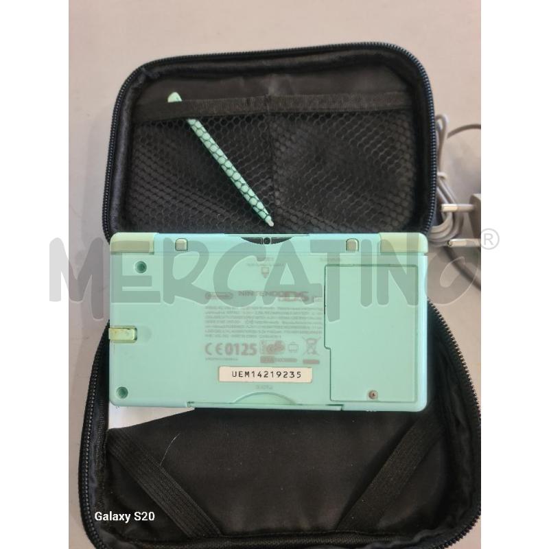 NINTENDO DS TURCHESE CUSTODIA +CARICATOREE PICCOLO DIFETTO | Mercatino dell'Usato Modena 4