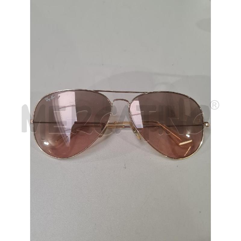 OCCHIALI UOMO RAYBAN DORATI | Mercatino dell'Usato Modena 1