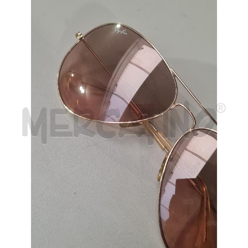 OCCHIALI UOMO RAYBAN DORATI | Mercatino dell'Usato Modena 2