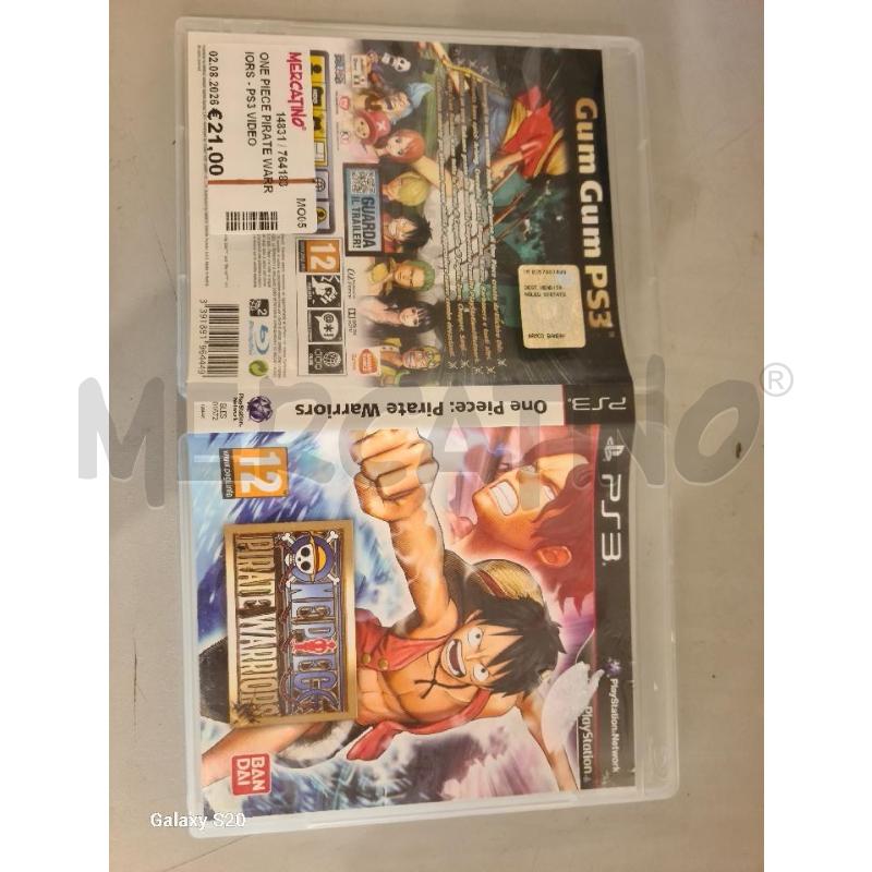 ONE PIECE PIRATE WARRIORS - PS3 VIDEO GIOCO  | Mercatino dell'Usato Modena 1