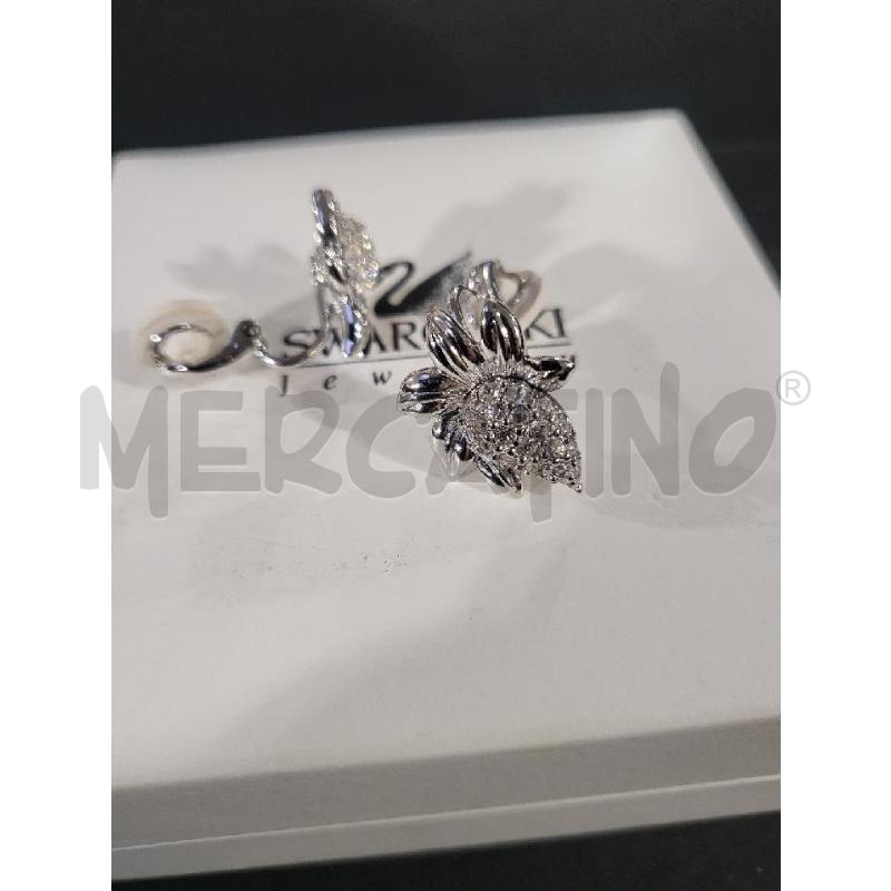 ORECCHINI SWAROVSKI VINTAGE CLIP FIORI | Mercatino dell'Usato Modena 3