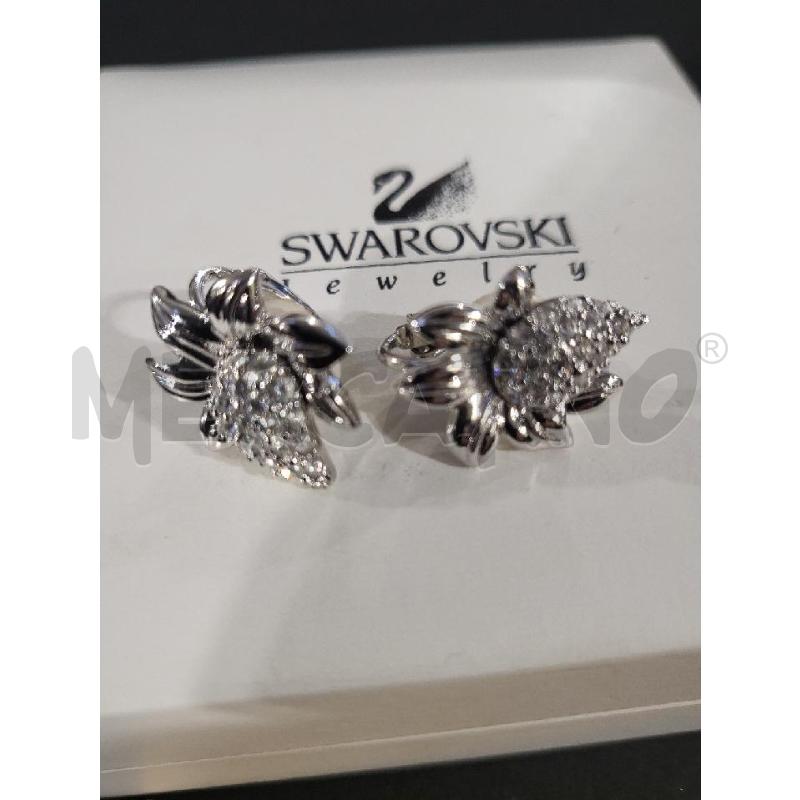 ORECCHINI SWAROVSKI VINTAGE CLIP FIORI | Mercatino dell'Usato Modena 5