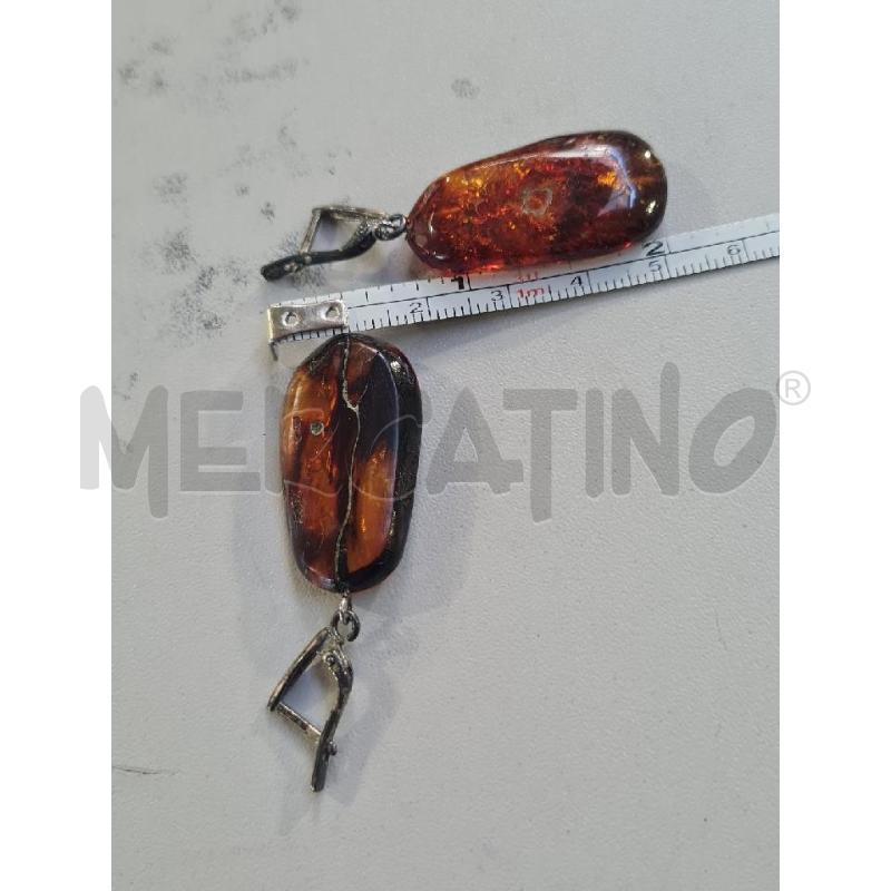ORECCHINI VINTAGE AMBRA | Mercatino dell'Usato Modena 3