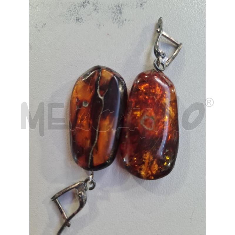 ORECCHINI VINTAGE AMBRA | Mercatino dell'Usato Modena 4