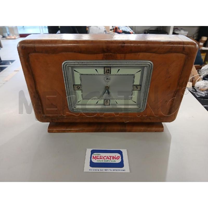 OROLOGIO DA TAVOLO DICHI LEGNO | Mercatino dell'Usato Modena 1