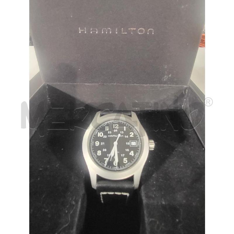 OROLOGIO DA UOMO HAMILTON NERO | Mercatino dell'Usato Modena 1
