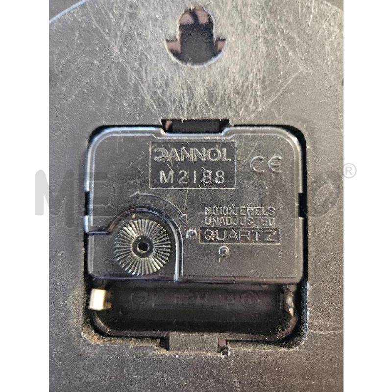 OROLOGIO PARETE BINO PLAST. NERO VINTAGE | Mercatino dell'Usato Modena 4