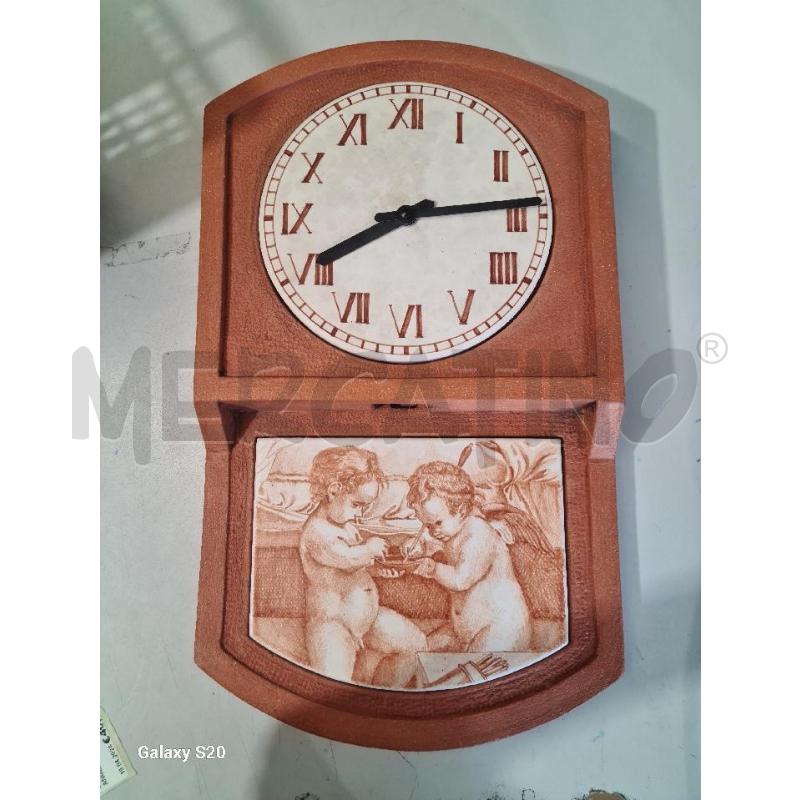OROLOGIO TERRA COTTA ANGELI | Mercatino dell'Usato Modena 1