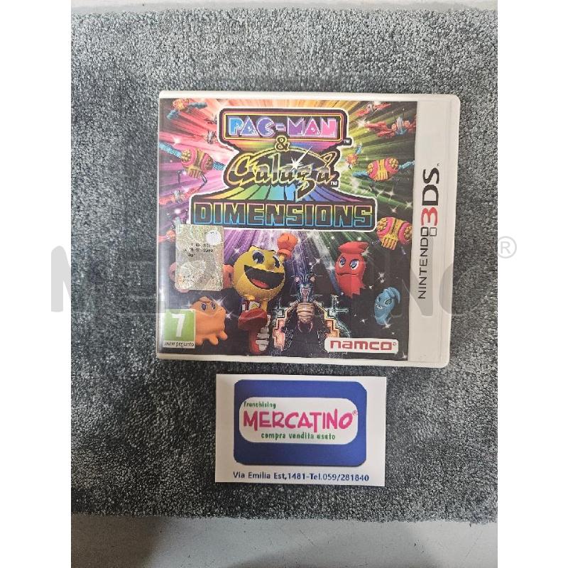 PAC MAN GALAGA DIMENSIONS - NINTENDO 3DS VIDEO GIOCO  | Mercatino dell'Usato Modena 1