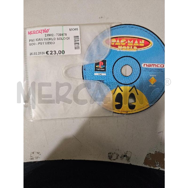 PAC MAN WORLD SOLO DISCO - PS1 VIDEO GIOCO  | Mercatino dell'Usato Modena 1