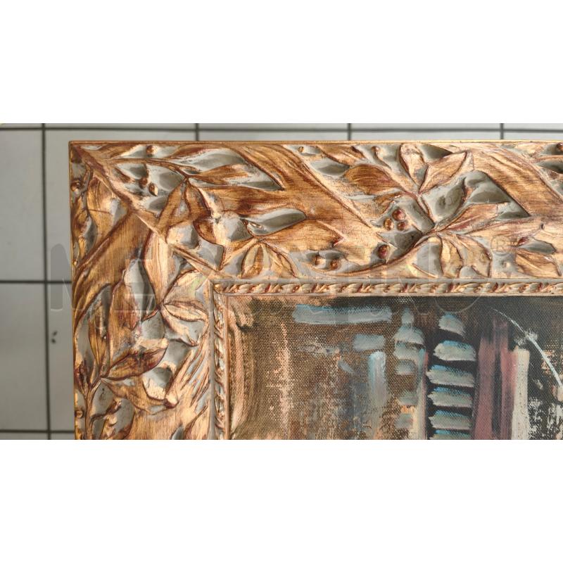 PAESAGGIO OLIO 88X68CM CORNICE LEGNO BACCHE | Mercatino dell'Usato Modena 2