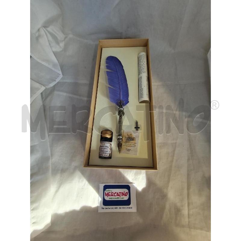 PENNA STILOGRAFICA BARTOLETTI PIUMA VIOLA | Mercatino dell'Usato Modena 1