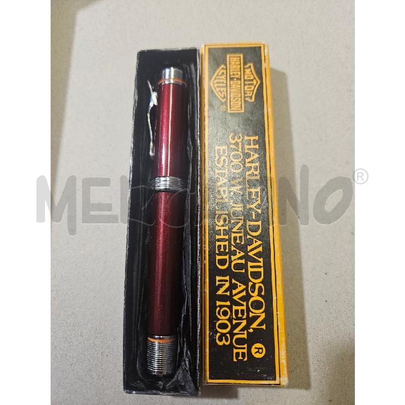 PENNA STILOGRAFICA HARLEY DAVIDSON ROSSO BORDEAUX | Mercatino dell'Usato Modena 1