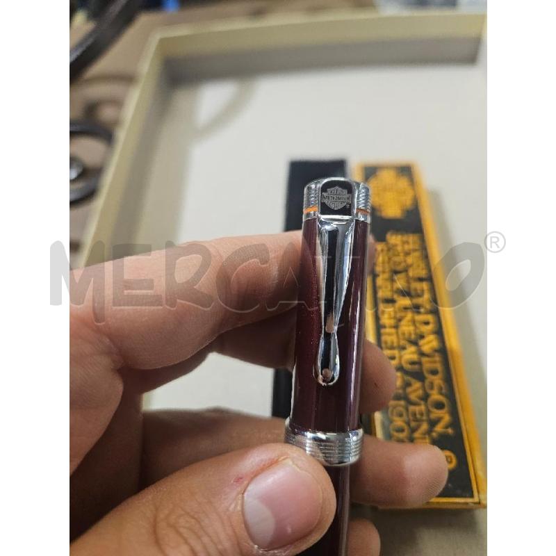 PENNA STILOGRAFICA HARLEY DAVIDSON ROSSO BORDEAUX | Mercatino dell'Usato Modena 4