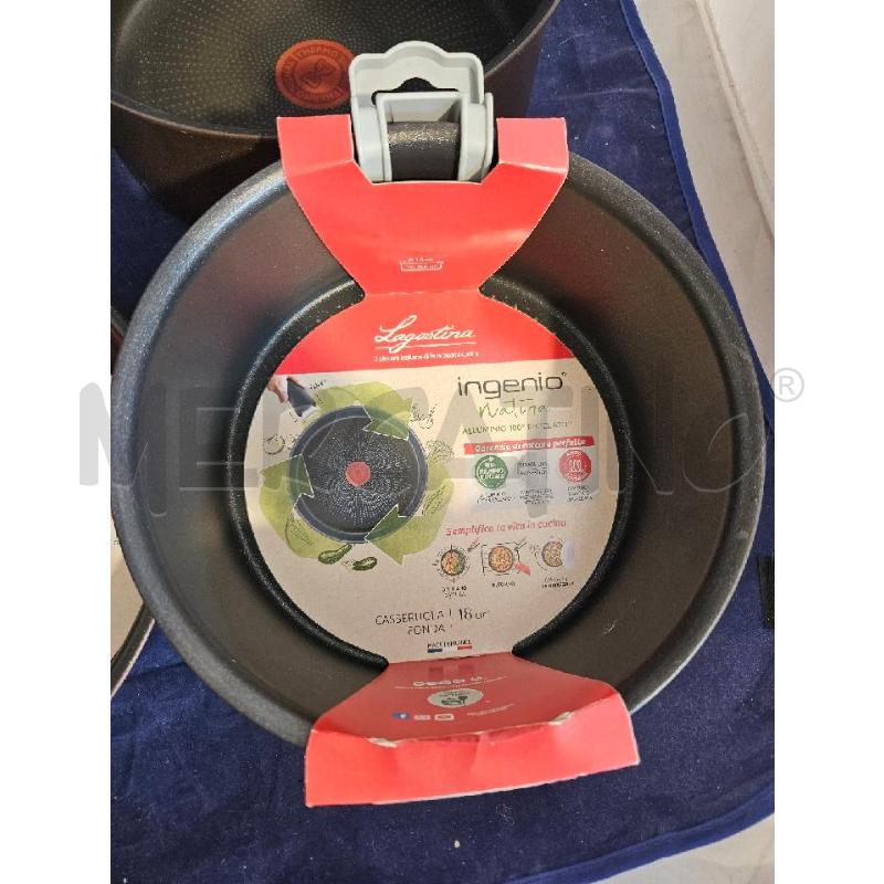 PENTOLE SET PZ. 3+MANICO INGENIO LAGOSTINA | Mercatino dell'Usato Modena 3