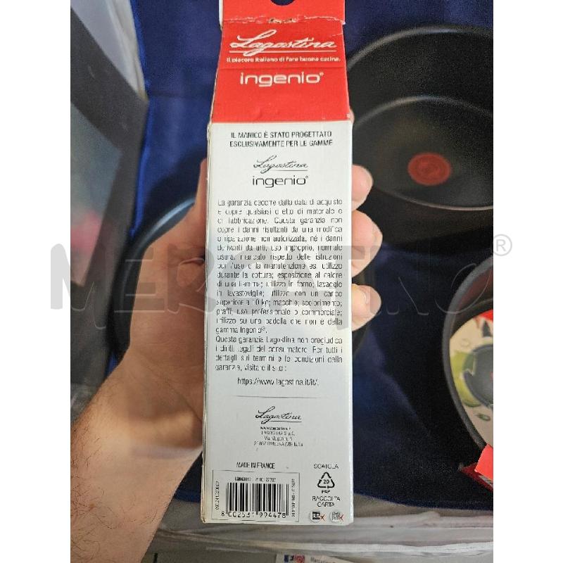 PENTOLE SET PZ. 3+MANICO INGENIO LAGOSTINA | Mercatino dell'Usato Modena 5