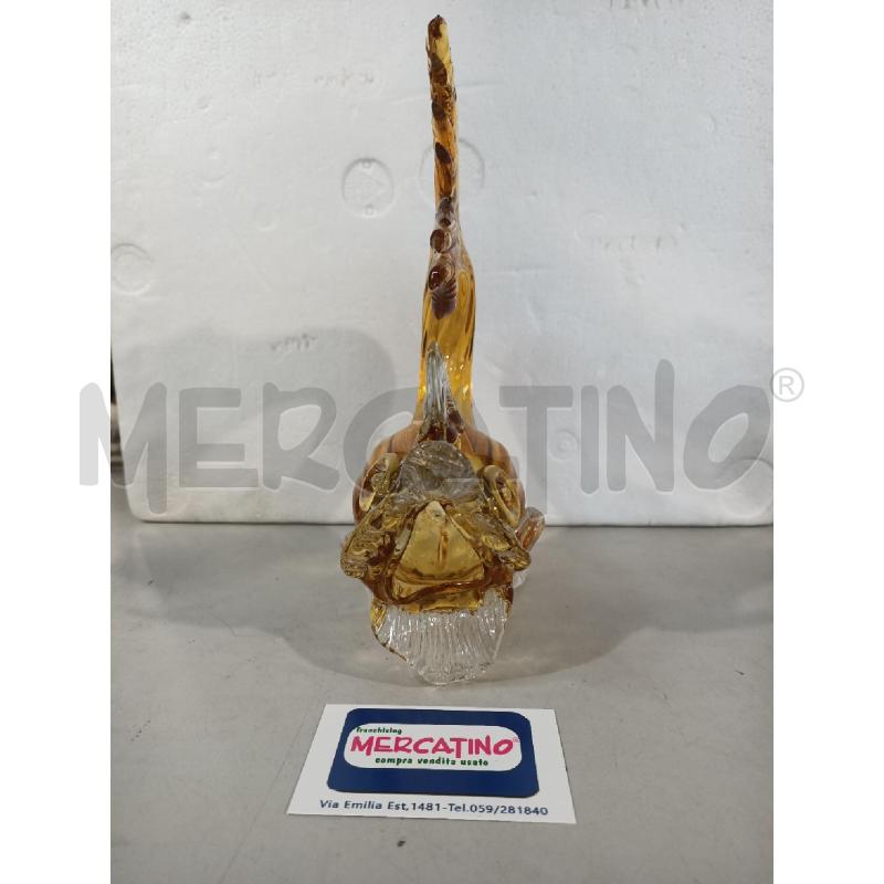 PESCE MURANO DECORATIVO 26X20CM  | Mercatino dell'Usato Modena 2