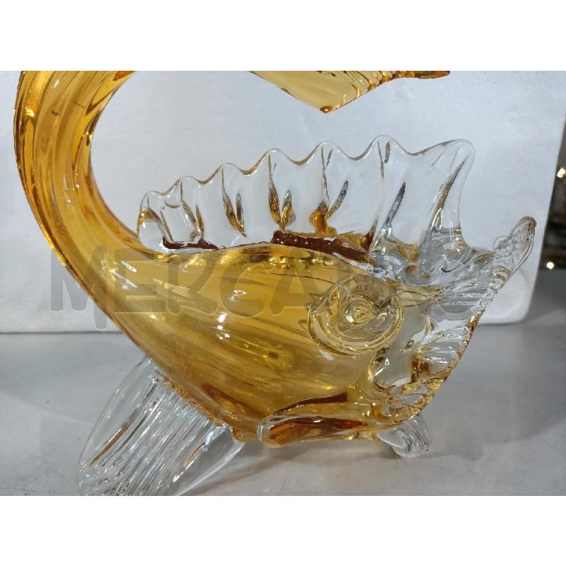 PESCE MURANO DECORATIVO 26X20CM  | Mercatino dell'Usato Modena 3