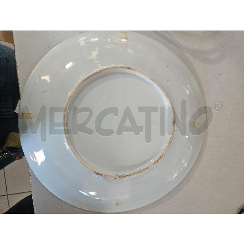 PIATTO CENTROTAVOLA 40 CM FIORI ROSSO BLU | Mercatino dell'Usato Modena 2